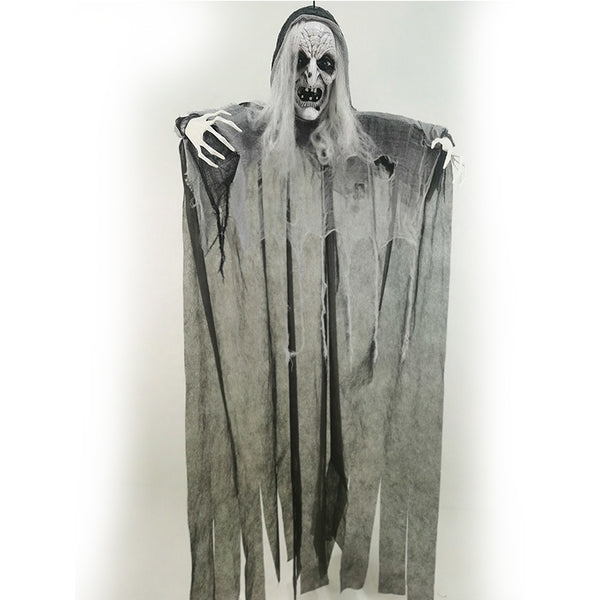 HWEEN HANGING WITCH LIGHTS & SOUND 120X1...